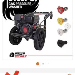 Powerwasher 3100 PSI 2.4 GPM Gas Pressure Washer, Engine (50 State), Reliable Residential Cold Water