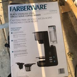 Black Stainless Steel Cofee Maker