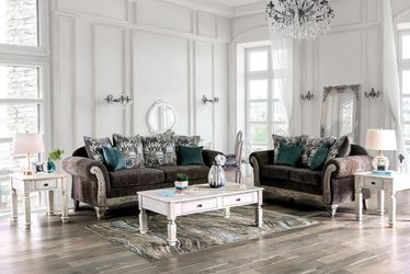 Traditional Sofa and Loveseat @Elegant Furniture