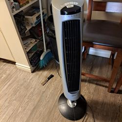 Tall Fan. Works Great. Blows Hard. Paid 80. Selling For 40