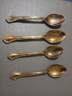 Vintage gold plated spoons (GODINGER)