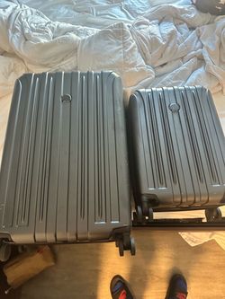 Delsey Paris Carry On and Checked Bag 2 Set