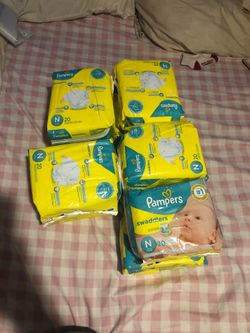 Newborn pampers 2 pack