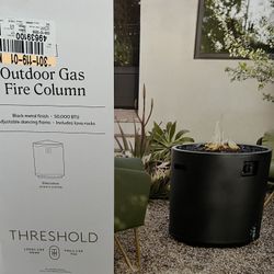 Outdoor Gas Fire Column