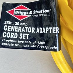 Generator Adapter Cord