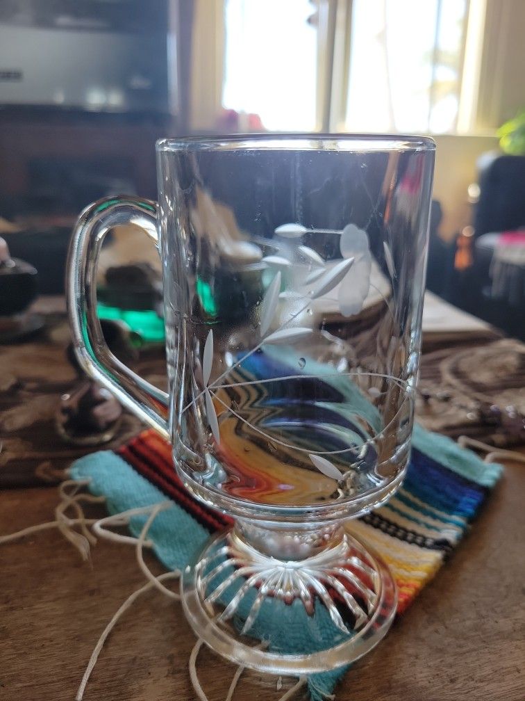 Princess House Tempered Crystal With Pedestal 