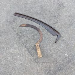 Vintage Scythe And Sickle 