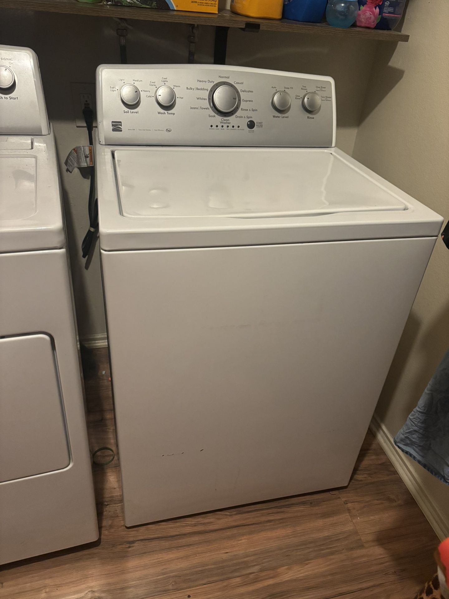 Washer and dryer 