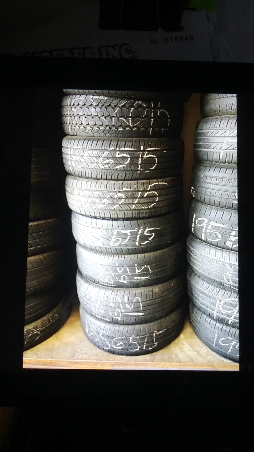 Tire 185 65 15 instaled includes each ELMOFLES