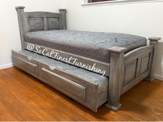 New Twin Bed And Mattress With Trundle