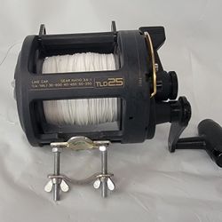 Vintage Shimano Triton TLD25 Lever Drag Casting Trolling Reel Made In Japan