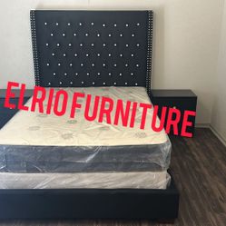 Furniture, queen bed