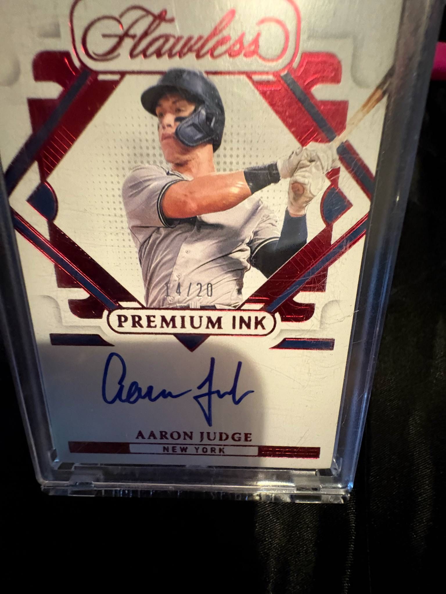 Aaron Judge Auto Autograph Card New York Yankees/20