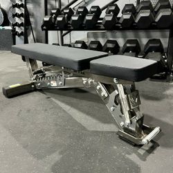 BRAND NEW Adjustable Weight Bench, Incline To Flat, Squat Rack, Bumper Plates, Barbell, Gym Mats Rubber Flooring 