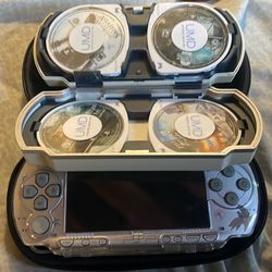 PSP 10000 with case games and charger!