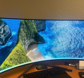 LG UltraGear 45GR95QE 45” OLED WQHD Curved Gaming Monitor