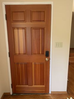 Entry door  - almost new