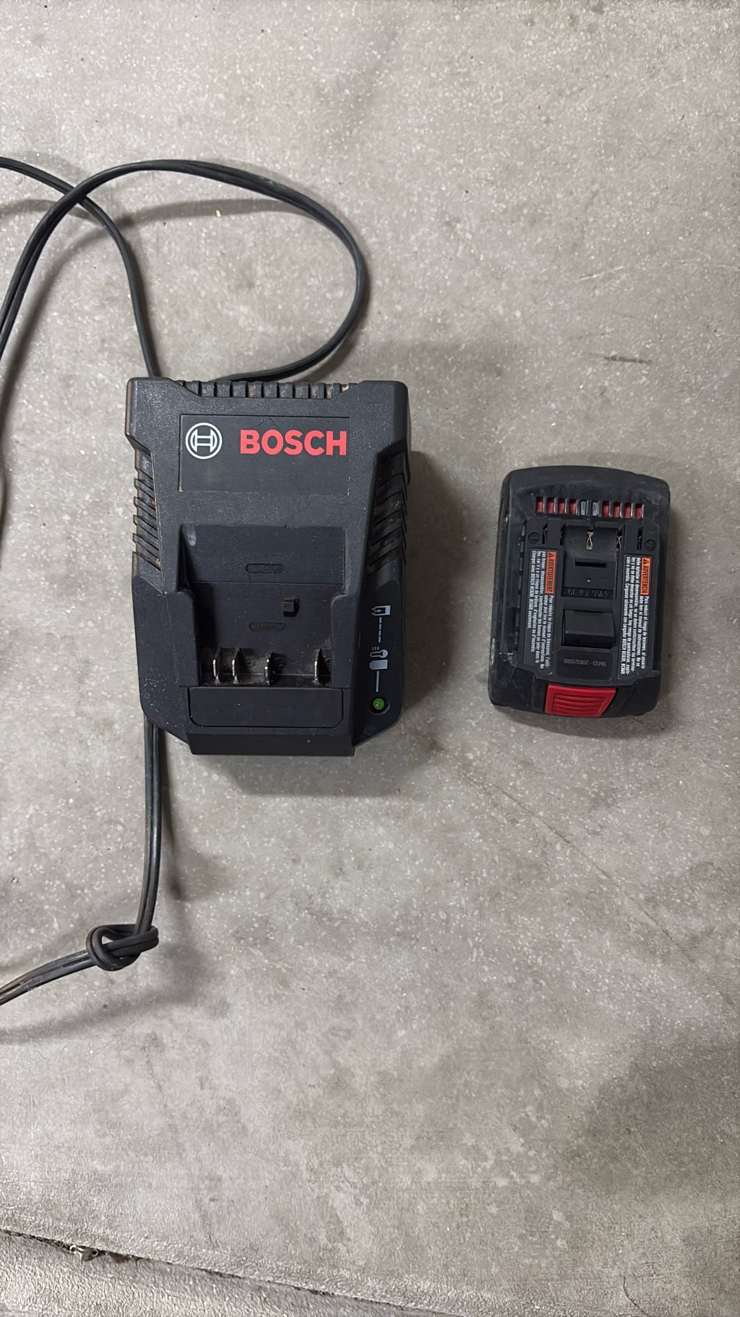 Bosch Battery And Charger
