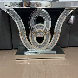 Glass Console Table 