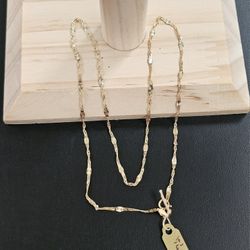 14k Gold Necklace 16 Inch