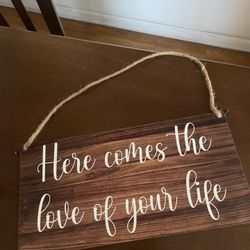 Flower Girl Sign