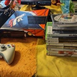 True survivor Xbox 360 Broncos edition 10 games One controller will not separate all tested and works Great