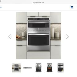 GE® 30" Combination Double Wall Oven JT3800SH7SS