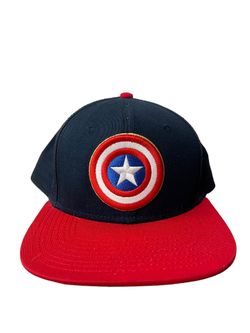 Captain America Red White Blue snapback, Marvel Cap Hat Great Condition