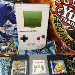 Nintendo Game Boy Classic with 3 Games