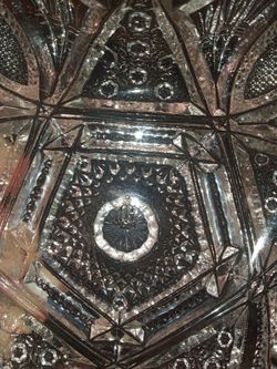 NAPPY  heart shaped crystal bowl