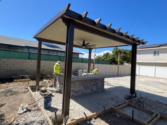 14’x14’ BBQ Aluma patio cover
