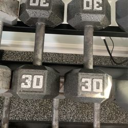 30 Lb Dumbells
