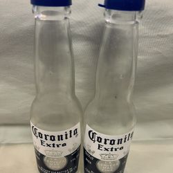 Coronita Extra 8" Glass Salt and Pepper Shakers | Set of 2