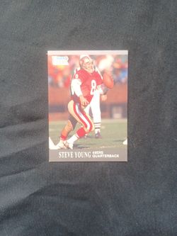 Steve Young 1991 flare ultra Football  Card 