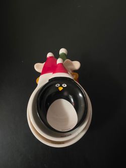 Vintage Avon Christmas Nested Measuring Cups Set