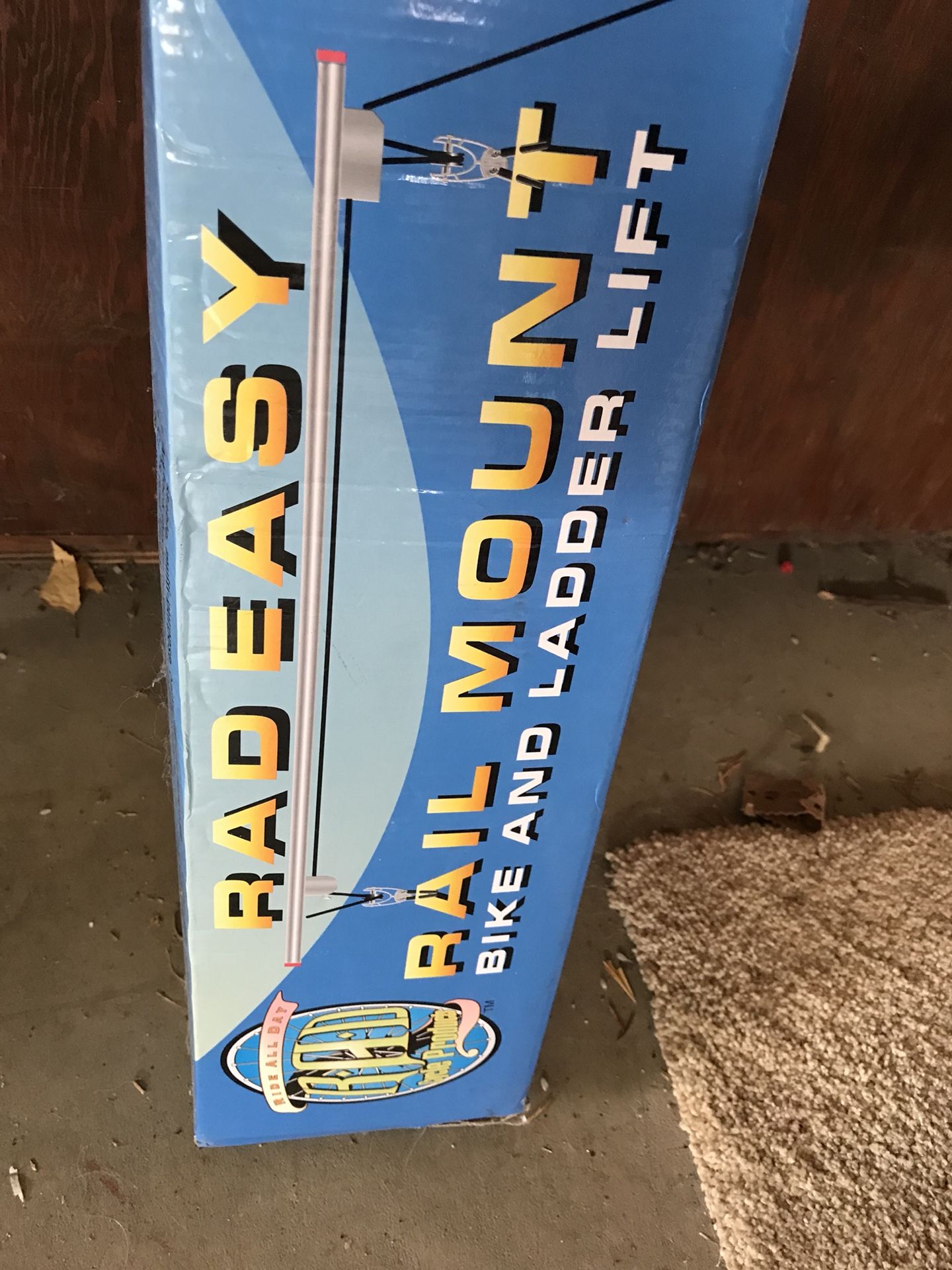 Rad Easy Rail Mount Bike and Ladder Lift