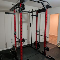 Power Cage, Power Rack with Cable Crossover Syste