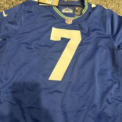 Brand New Seattle Seahawks Throwback Jersey - Size Medium
