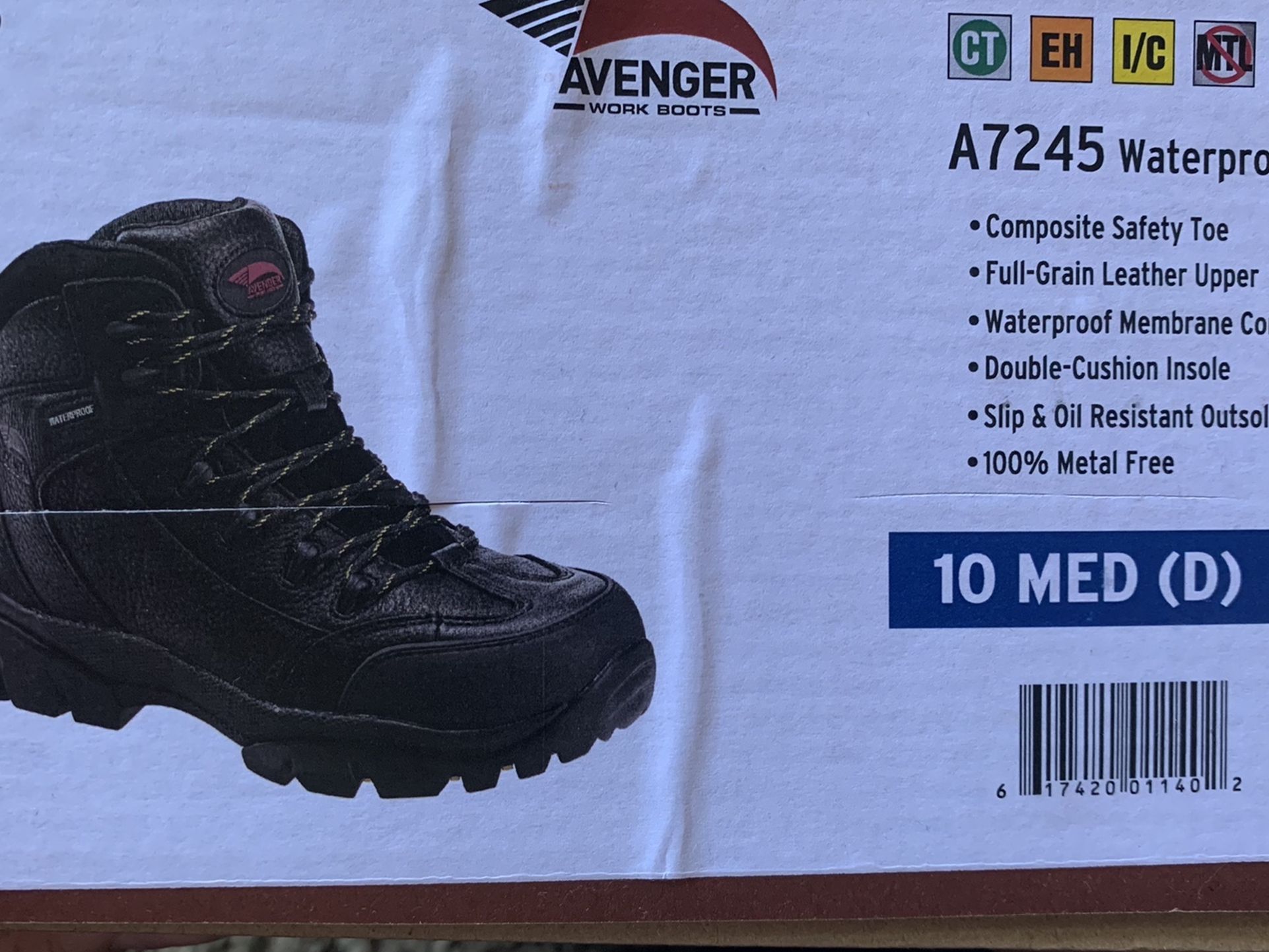 Men’s Work Boots Size 10