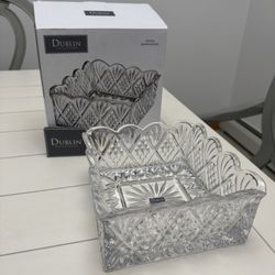 Very Heavy Crystal Napkin Holder