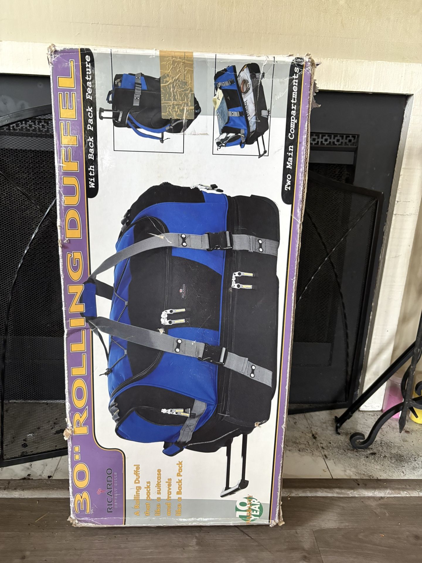 30” Duffle Bag Suitcase, Backpack