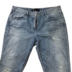 3x1 W2 Women Jeans Size 30 Slight Distress Light Wash Jeans