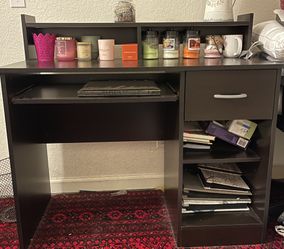 IKEA Desk with Shelves and Drawer OBO
