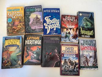 Lot of various best seller science fiction fantasy paperback book