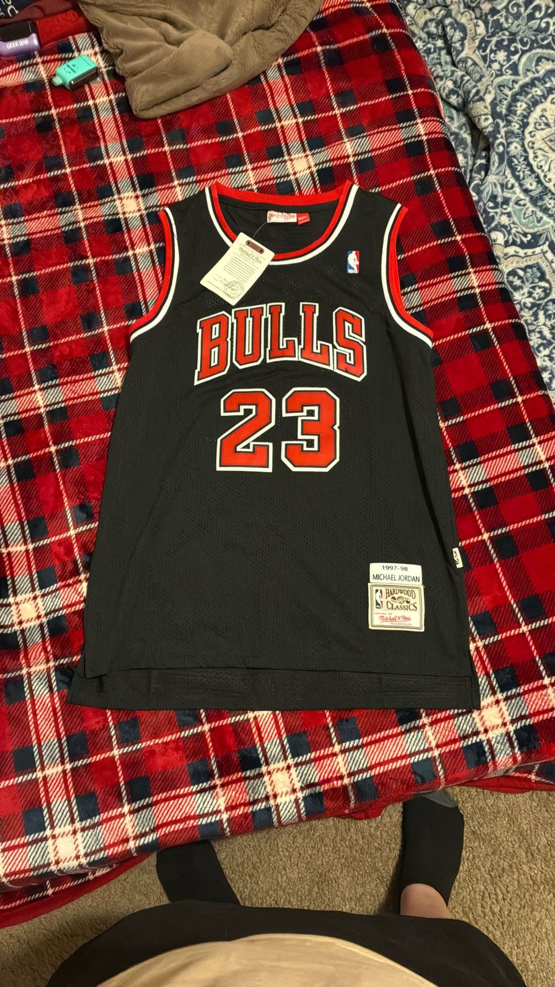 Authentic Micheal Jordan Jersey 1997 98