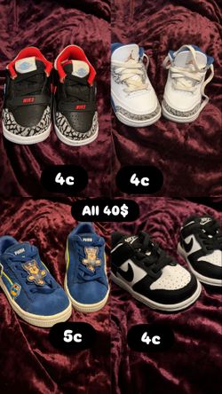 Baby Shoes Only Worn Once Or Twice 4c-5c