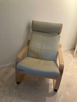 Ikea Leather Arm Chair