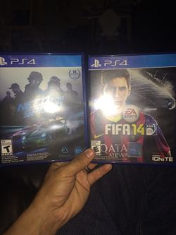 Need for speed & Fifa 14 for ps4