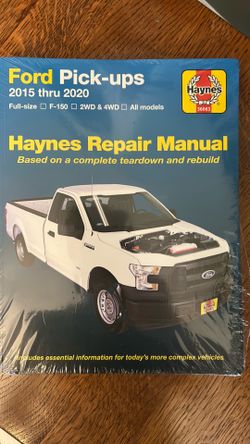 NEW Haynes Repair Manual: 2015-2020 F150