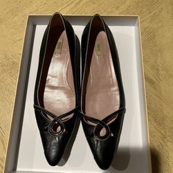 Black Prada Flats Size 37 1/2